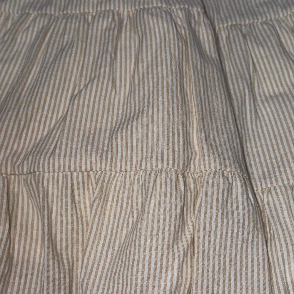 Striped Ruffle Sleeve Girls 5/6 Dress - Picture 2 of 5